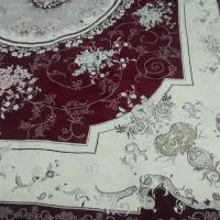 فرش 12متری زرشکی درحد نو سالم