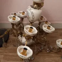 لوستر پنج شاخه ۱۰ شعله