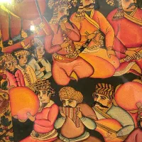 نقاشی پشت شیشه آنتیک|کلکسیون اشیاء عتیقه|تهران, سعادت‌آباد|دیوار