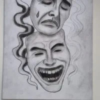 طراحی سیاه قل|تابلو، نقاشی، عکس|ملایر, |دیوار