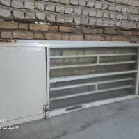 فروش در آهنی تک لنگه باتوری چوبی