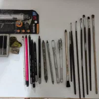 پک کامل سیاه قلم|لوازم التحریر|کاشان, شهرک خاتم الانبیا (مسکن ملی کاشان)|دیوار