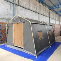 چادرمسافرتی کمپینگ اسکلتی12نفره3در4 KMSضدآب2پوش
