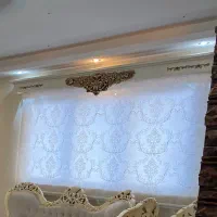 2عدد پرده زبرا با کتیبه چوبی