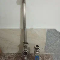 لیتر شمار شیر و سه راهی استیل مهره دار