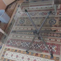 میز ناهار خوری شیشه ای