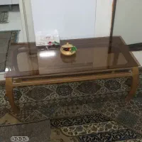 میز جلو مبلی طلایی|مبلمان خانگی و میز عسلی|بومهن, |دیوار