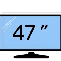 گلس محافظ تلویزیون 47 اینچ