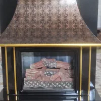 بخاری شومینه دوشعله چدنی اصل گلکاران اصفهان|بخاری، هیتر، شومینه|جهرم, |دیوار