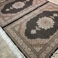 (فرش فرزین)جفت۶مترماهی خورشیدی۴۰رج حاشیه افسری|فرش|تبریز, |دیوار