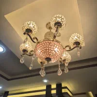 لوستر|لوستر و چراغ آویز|گلوگاه, |دیوار