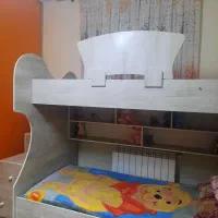 تخت دو طبقه در حد نو|تخت و سرویس خواب|ملارد, |دیوار