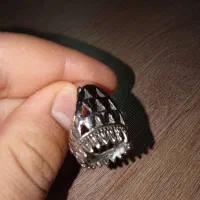 رکاب مردانه آب نقره اصل