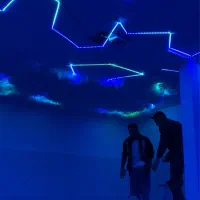 سقف ابری هوشمند موزیکال نصب تخصصی|ریسه و چراغ تزئینی|اراک, |دیوار