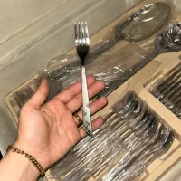 سرویس قاشق چنگال مارک stainless steel۲۴نفره|ظروف سرو و پذیرایی|نوشهر, |دیوار