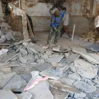 تخریب داخلی ساختمان دیوار سقف و کف در اهرم و ...