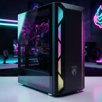 کیس گیمینگ/ 16GB / GTX 1050Ti (در حد آکبند)