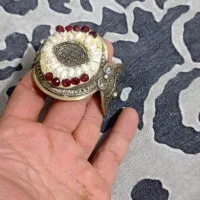 دستبند نقره انتیک قدیمی کار شده|کلکسیون اشیاء عتیقه|پاکدشت, حصار امیر|دیوار