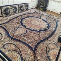 دوتخته فرش ۱۲متر سورمه ای ۷۰۰درحد