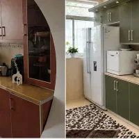 کابینت نوباهزینه کم برچسب کابینت اجرای حرفه‌ای