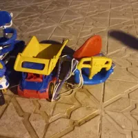 دوچرخه و تاب و کامیون