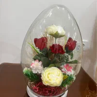 باکس گل شیشه ای
