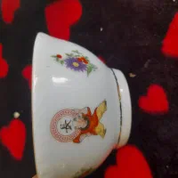 قندان وپیاله آنتیک خیلی قدیمی