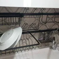 آبچکان پشت پنجره ای ورومیزی|آب‌چکان و نظم‌دهنده ظروف|مشهد, کوی دروی|دیوار