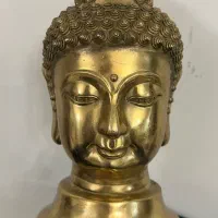 مجسمه شمعدان دیوار کوب برنز برنزی