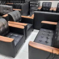 نیم ست اداری،مبل راحتی چرم،میز مدیریت|دفتر کار|کرج, کمال‌شهر|دیوار