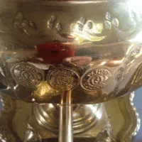 سماور عتیقه ذغالی ست کامل|کلکسیون اشیاء عتیقه|چهارباغ, |دیوار