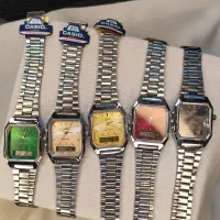 ساعت کاسیو دو زمانه صفحه رنگی