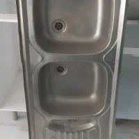 سینک روکار   استیل  سایز  ۱۲۰ × ۵۰