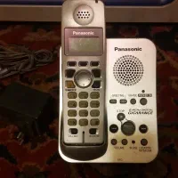 تلفن بیسیم پاناسونیک تمیز و سالم|تلفن رومیزی|قزوین, |دیوار