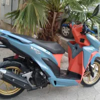 موتور  کلیک رنگ آبی مازراتی