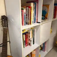 کتابخانه|کتابخانه، شلف، قفسه‌های دیواری|اهواز, گلستان|دیوار