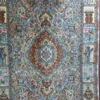 یک تخته قالیچه 1/5×2 رج ۵۰ طرح فهوری|فرش|تبریز, |دیوار