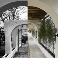 طراحی و اجرا روفگاردن و محوطه سازی