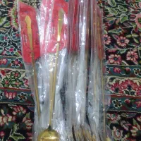 قاشق شربت و بادبزن|ظروف سرو و پذیرایی|خرمآباد, |دیوار