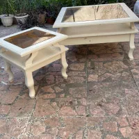 میزجلومبلی و‌دو‌عدد عسلی