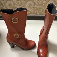 بوت چرم قهوه ای|کیف، کفش، کمربند|سبزوار, نواب صفوی|دیوار