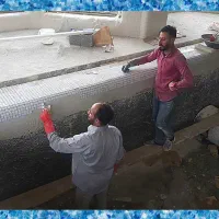 اجرای استخر و سقف تیرچه بلوک