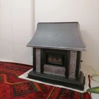 بخاری گازی طرح شومینه