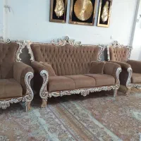 مبلمان هفت نفره|مبلمان خانگی و میز عسلی|تهران, والفجر (افسریه)|دیوار