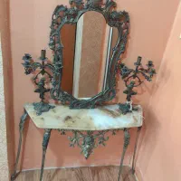 سرویس خواب  کامل و میز تحریر  آینه و میز برنجی