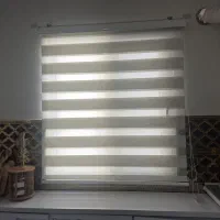 پرده زبرا کاملا سالم در حد نو