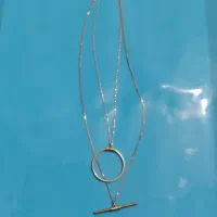 دوپلاک ودوتازنجیر طلا که بهم وصله فقط تاشنبه|جواهرات|نهاوند, |دیوار