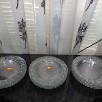 سه دست بشقاب برنج خوری وخورش خوری انگشتی باهم یکجا|ظروف سرو و پذیرایی|شیراز, فرگاز|دیوار