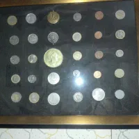 تابلو ی سکه های قدیمی|کلکسیون سکه، تمبر، اسکناس|مشهد, امیریه|دیوار