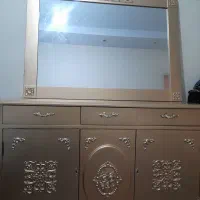 آینه کنسول طلایی